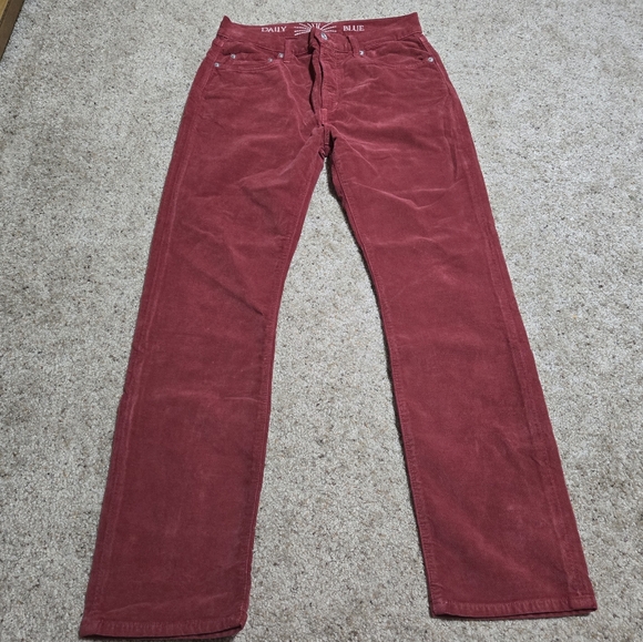 NWOT Daily Blue Corduroy Manya In Swing Pants - Picture 2 of 7